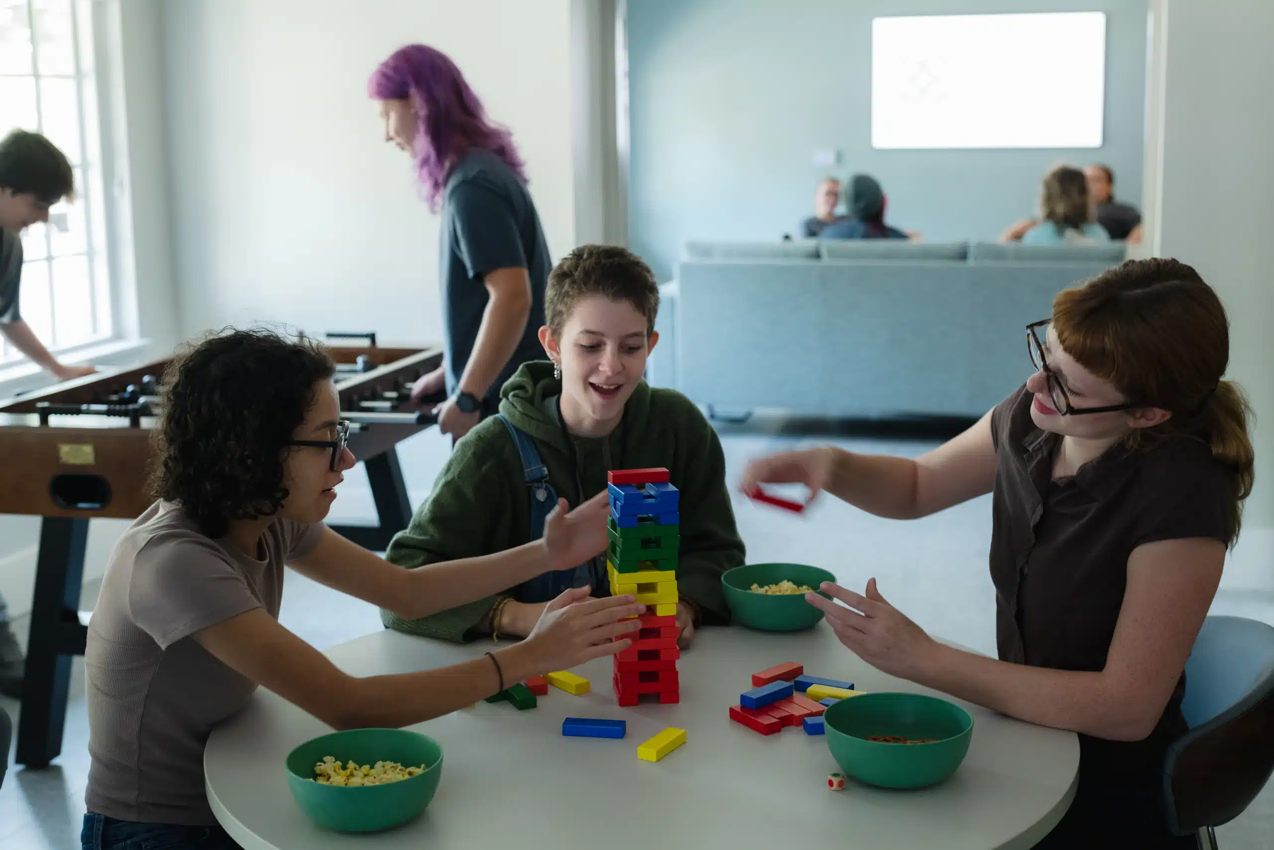 Adhd And Binge Eating adolescents playing together. an image representing adhd and binge eating treatment.